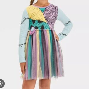 Girls' The Nightmare Before Christmas Sally Dress-up Nightgown Dress Small NWT